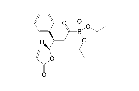 Diisopropyl [(R)-3-((R)-5-oxo-2,5-dihydrofuran-2-yl]-3-phenylpropanoyl]phosphonate