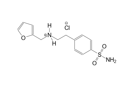 2-[4-(aminosulfonyl)phenyl]-N-(2-furylmethyl)ethanaminium chloride