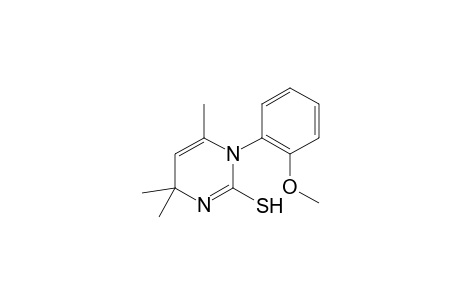 1-(2-Methoxy-phenyl)-4,4,6-trimethyl-1,4-dihydro-pyrimidine-2-thiol