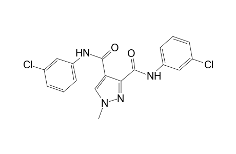 1H-pyrazole-3,4-dicarboxamide, N~3~,N~4~-bis(3-chlorophenyl)-1-methyl-