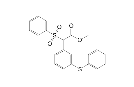 Methyl [3-(Phenylthio)phenyl](phenylsulfonyl)acetate