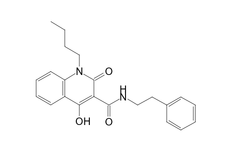 1-butyl-4-hydroxy-2-oxo-N-(2-phenylethyl)-1,2-dihydro-3-quinolinecarboxamide