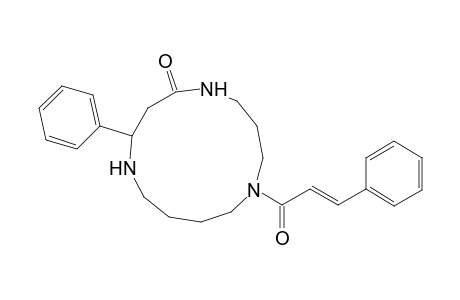 2-Phenyl-9-[(E)-3-phenylacryloyl]-1,5,9-triazacyclotridecan-4-one