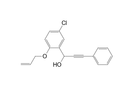 1-(2-Allyloxy-5-chlorophenyl)-3-phenylprop-2-yn-1-ol