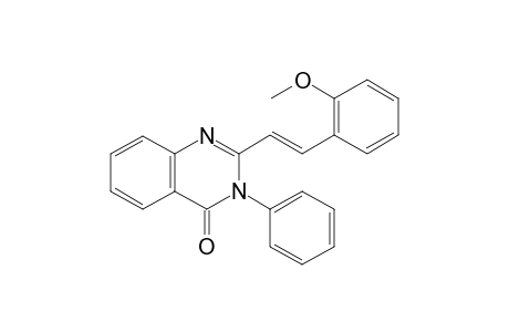 4(3H)-quinazolinone, 2-[(E)-2-(2-methoxyphenyl)ethenyl]-3-phenyl-