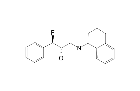 (1R,2S)-1-FLUORO-1-PHENYL-3-[(R/S)-1',2',3',4'-TETRAHYDRONAPHTHYL-1'-AMINO]-PROPAN-2-OL
