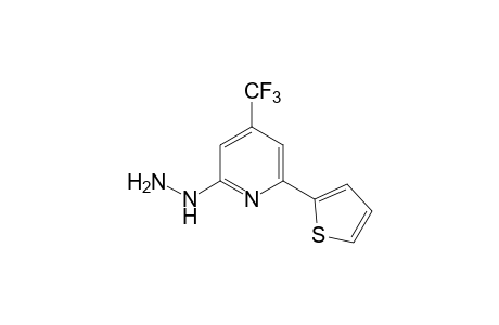 2-hydrazino-6-(2-thienyl)-4-(trifluoromethyl)pyridine