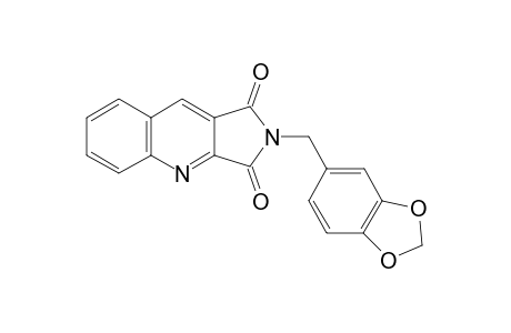 2-(Benzo[d][1,3]dioxol-5-ylmethyl)-1H-pyrrolo[3,4-b]quinoline-1,3(2H)-dione