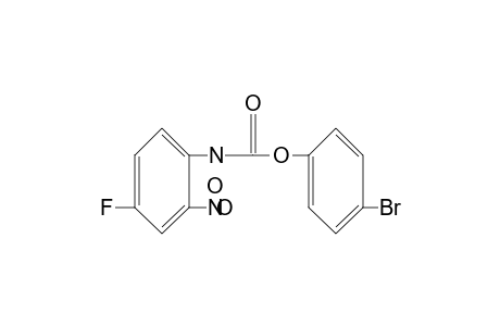 4-fluoro-2-nitrocarbanilic acid, p-bromophenyl ester