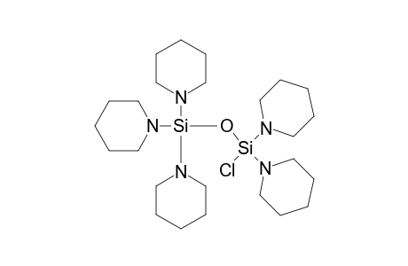 Piperidine, 1,1',1'',1''',1''''-(1-chloro-1-disiloxanyliden-3-ylidyne)pentakis-