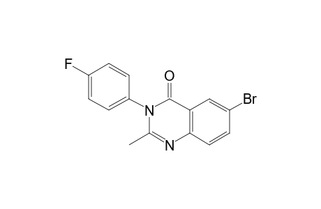 6-bromo-3-(p-fluorophenyl)-2-methyl-4(3H)-quinazolinone