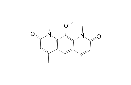 10-Methoxy-1,4,6,9-tetramethyl-pyrido[3,2-g]quinoline-2,8-dione