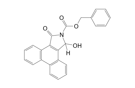 2,3-dihydro-3-hydroxy-1-oxo-1H-dibenzyl[e,g]isoindole-2-carboxylic acid, benzyl ester