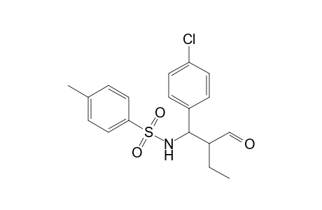 3-(N-Tosylamino)-3-(4'-chlorophenyl)-2-ethylpropanal