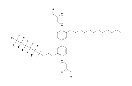 3-[4'-(2,3-DIHYDROXYPROPYLOXY)-3-(1H,1H,2H,2H,3H,3H-PERFLUORONONYL)-3'-DODECYLBIPHENYL-4-YLOXY]-PROPANE-1,2-DIOL