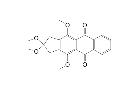 2,2,4,11-tetramethoxy-2,3-dihydro-1H-cyclopent[b]anthracene-5,10-dione