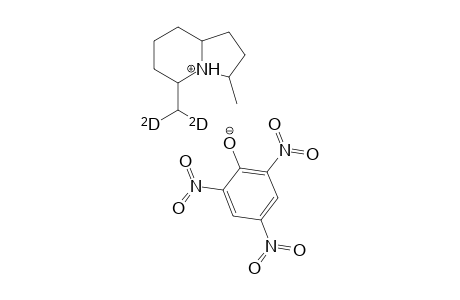 R-3,C-5-[5-(Dideuterio)methyl]-dimethyl-1,2,3,5,6,7,8-T,8A-octahydroindolizinium-picrate