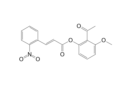 6'-METHOXY-2'-(2-NITROCYNNAMOYLOXY)-ACETOPHENONE