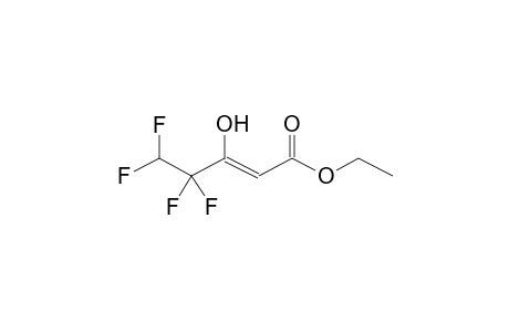 ETHYL 4,4,5,5-TETRAFLUORO-3-HYDROXYPENT-2-ENOATE