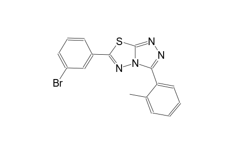 [1,2,4]triazolo[3,4-b][1,3,4]thiadiazole, 6-(3-bromophenyl)-3-(2-methylphenyl)-