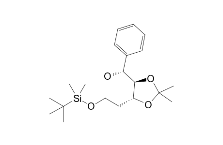 (R)-[(4R,5R)-5-[2-[tert-butyl(dimethyl)silyl]oxyethyl]-2,2-dimethyl-1,3-dioxolan-4-yl]-phenyl-methanol