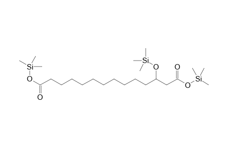 3-Trimethylsilyloxytetradecanedioic acid bis(trimethylsilyl) ester