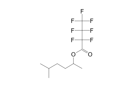 5-Methyl-2-hexanol, heptafluorobutyrate