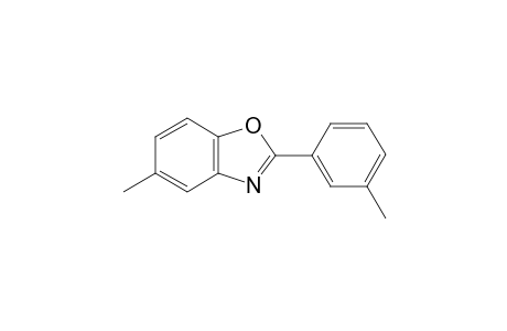 5-Methyl-2-(m-tolyl)benzo[d]oxazole