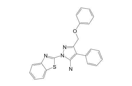 2H-Pyrazole, 3-amino-2-(benzothiazol-2-yl)-5-phenoxymethyl-4-phenyl-