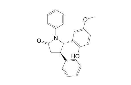 (4R,5S)-5-(2-Hydroxy-5-methoxyphenyl)-1,4-diphenylpyrrolidin-2-one