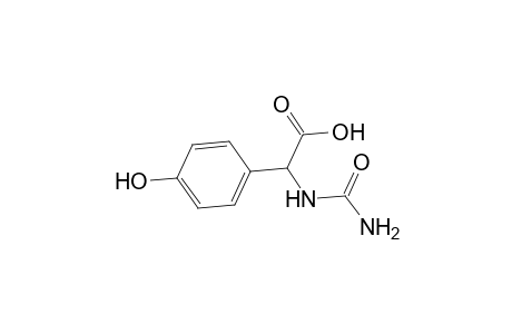 Benzeneacetic acid, alpha-[(aminocarbonyl)amino]-4-hydroxy-