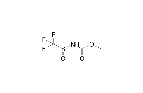 N-CARBOMETHOXYTRIFLUOROMETHYLSULPHINIC ACID AMIDE