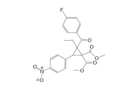 1,1-cyclopropanedicarboxylic acid, 2-ethyl-2-(4-fluorobenzoyl)-3-(4-nitrophenyl)-, dimethyl ester