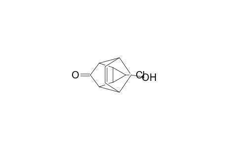 Tetracyclo[4.3.1.1(2,5).0(7,9)]undec-3-en-10-one, 8-chloro-11-hydroxy-