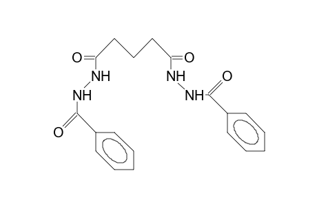 N,N'-Dibenzoyl-glutaric acid, dihydrazide