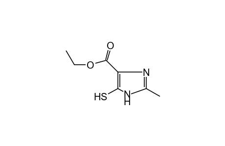 5-mercapto-2-methylimidazole-4-carboxylic acid, ethyl ester