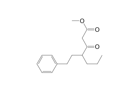 Benzenehexanoic acid, .beta.-oxo-.gamma.-propyl-, methyl ester