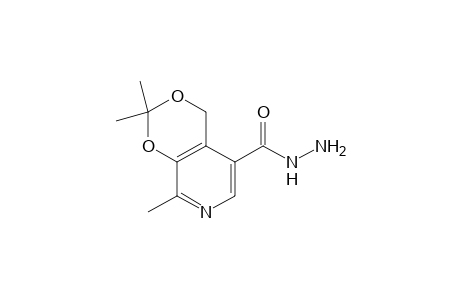 2,2,8-TRIMETHYL-4H-m-DIOXINO[4,5-c]PYRIDINE-5-CARBOXYLIC ACID, HYDRAZIDE