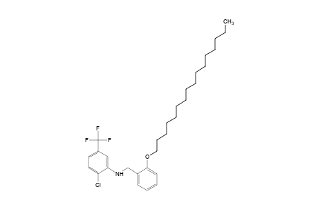 6-chloro-N-[o-(hexadecyloxy)benzyl]-alpha,alpha,alpha-trifluoro-m-toluidine