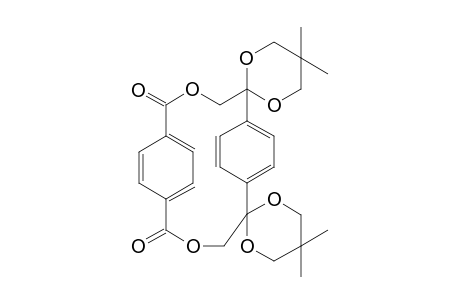 5,5;10,10-Bis[3,3'-dimethyl-1',5'-dioxapentane-1',5'-diyl]-2,13-dioxo-3,12-dioxatricyclo[12.3.2(6,9).1(1,14)]icosan-1(20),6,8,14,16,18-hexaene