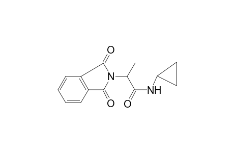 N-Cyclopropyl-2-(1,3-dioxo-1,3-dihydro-2H-isoindol-2-yl)propanamide