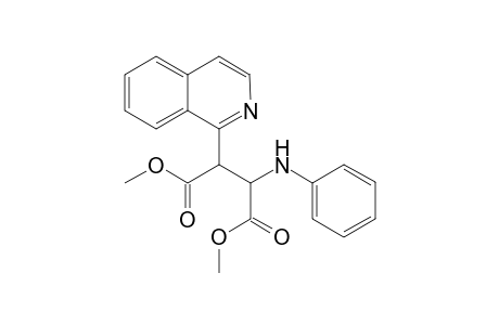 Dimethyl 2-Anilino-3-(isoquinolin-1-yl)succinate