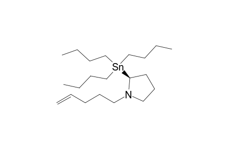 (2S)-N-(Pent-4-enyl)-2-(tributylstannyl)pyrrolidine