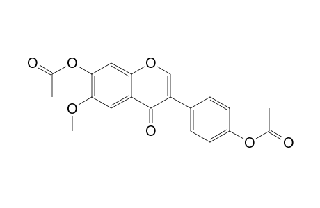 4'-Acetoxy-7-hydroxy-6-methoxyisoflavone, acetate