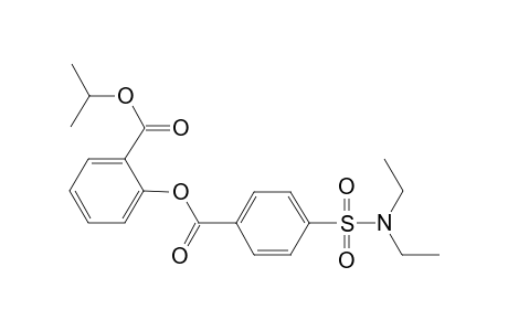 Isopropyl 2-({4-[(diethylamino)sulfonyl]benzoyl}oxy)benzoate