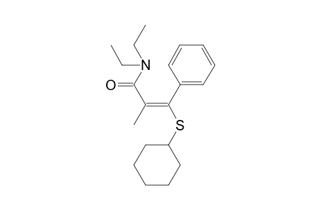 3-(CYCLOHEXYLTHIO)-2-METHYL-3-PHENYL-2-PROPENOIC-ACID-DIETHYLAMIDE