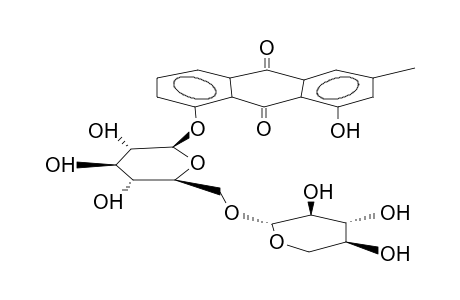 CHRYSOPHANOL 8-O-XYLOSYL-(1-6)-GLUCOSIDE