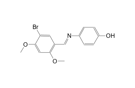 4-([(E)-(5-Bromo-2,4-dimethoxyphenyl)methylidene]amino)phenol