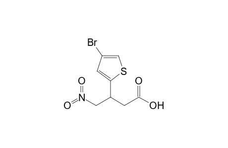 3-(4-bromo-2-thienyl)-4-nitrobutanoic acid