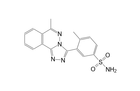 4-methyl-3-(6-methyl[1,2,4]triazolo[3,4-a]phthalazin-3-yl)benzenesulfonamide